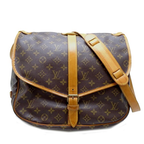 LOUIS VUITTON Brown Monogram Shoulder Bag